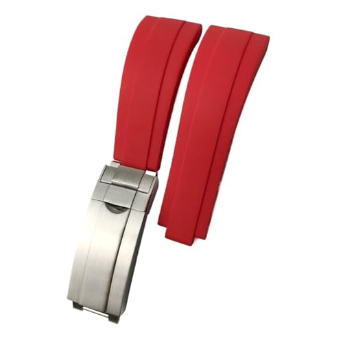 [Ő] 20mm 21mm 19mm 18mm o[VREHb`oh bNX bg}X^[ fCgi Tu}[i OChbNobNΉ(Red,WITHOUT BUCKLE_20MM)