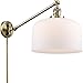 Innovations Lighting 237-AB-G71-L X-Large Bell 1 Light Swing Arm Part of The Franklin Restoration Collection