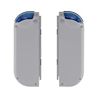 eXtremeRate Full Tasten Set für Switch/Switch OLED Joycon, DIY-Ersatz D-Pad Version Knöpfe ABXY/Steuerkreuz/Trigger Bumper Buttons/+-/SL/SR/Federn-Transparent Blau(Passt D-Pad Joycon Gehäuse) – Ansicht 9