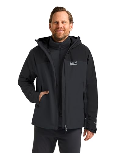 Jack Wolfskin Wild Places Jkt M Chaqueta 3 en 1 para hombre