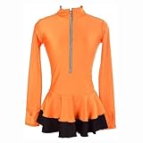 LIUHUO Eiskunstlauf-Jacke, Hose, Mädchen, Teenager, für Mädchen, schwarzes Oberteil, Mäntel für Damen