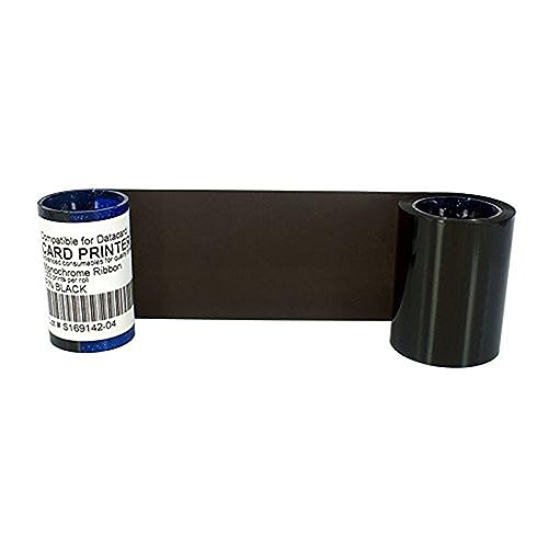 Compatible DC285K Black Ribbon Tape for Datacard SP35 SP35 Plus SP55 SP55 Plus SP75 SP75 Plus Card Printers DC285K Monochrome Ribbon 1000 Images