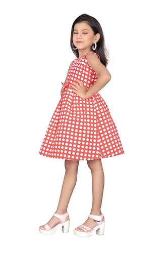Image of Girls Pure Cotton Soft Frock with Astar, Printed Multicolor for Girl Child