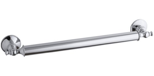 Super Deal Product KOHLER K-11872-S Traditional 18-Inch Grab Bar, 1, Polished Stainless