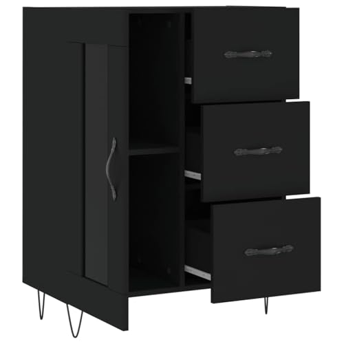 Mueble auxiliar negro de 34 cm de fondo para solucionar la falta de espacio en casa 7