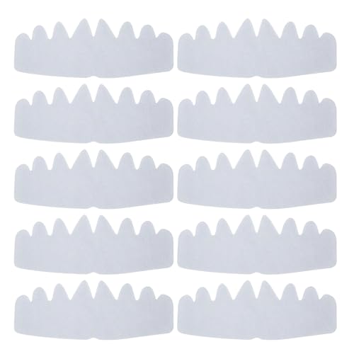 Hat Liners Sweat Protection, 10-Piece Sweat Absorbing Insert Pads with Octagonal Design, Anti-Odor Sweatbands to Prevent Stains in Caps for Men and Women Daily Use