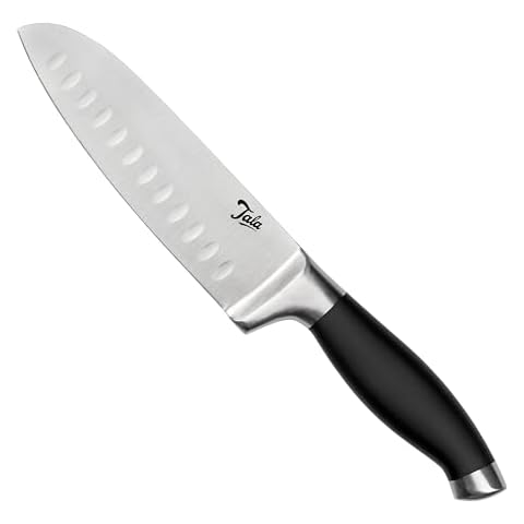 Tala Santoku Knife with Non-Slip Grip Cover