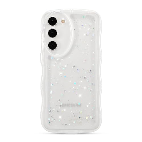 Coque bouclée Samsung S23 scintillante chic pour vos sorties et soirées entre amies