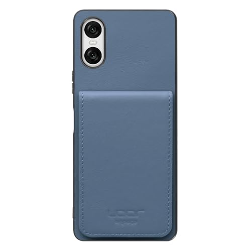 LOOF BASIC-SHELL SLIM CARD Xperia 10 VI/SO-52E �p �P�[�X �J�[�h���[ �w�� �J�o�[ �X�}�z�P�[�X �{�v �X�g���b�v�z�[�� �J�[�h���� �V�F�� �w�ʎ��[ �J�[�h�P�[�X ���^ �J�[�h�z���_�[ �X�^���h [�u���[]