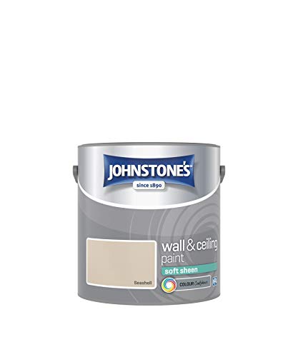 Johnstones Wall and Ceiling Soft Sheen Emulsion Paint - Seashell 2.5L