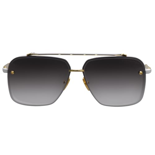 Dita MACH-SIX MATTE WHITE - YELLOW GOLD/GREY TO CLEAR onesizefitsall unisex Sunglasses2