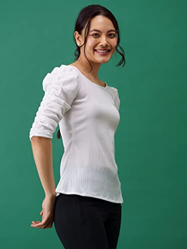 Image of AASK Casual Solid Women Top