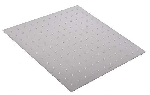 Luxus Edelstahl Einbau Regendusche - Regenbrause 40 x 40 cm - Duschkopf quadratisch mit 144 Anti Kalk Düsen