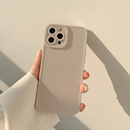 Coque iPhone 14 Plus et 13 Pro Max en silicone mat retro épuré