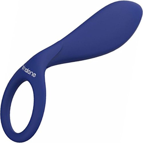 NALONE Tango, Vibrator Paarvibrator Penisring Mit Klitorisstimulator, Silikon, Blau