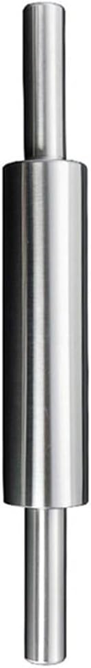 Stainless Steel Rollers Rolling Pin Kid Kitchen Cooking Baking Tool for Pasta Cookie Dough Pastry Bakery Noodle