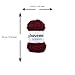 Buvemu Scrubber Yarn for Crocheting Knitting Dishcloths Washcloths Crafty Items, 100 Gram (3.53 Ounces) 88 Yards (80 Meters) (Bordeaux)