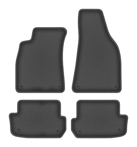 Tapis de sol en velours Audi A4 B6 protéger moquette voiture contre usure Durban 4 pièces robuste