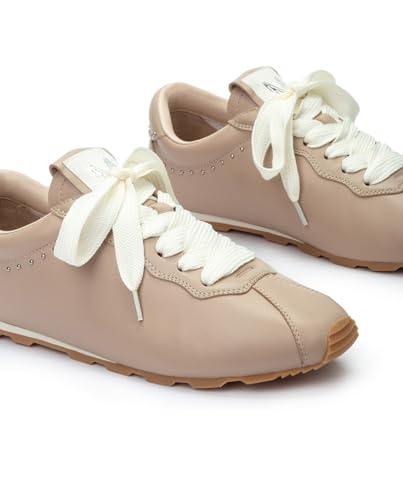 Martinelli Para Mujer. S013-B486PY Zapatillas De Piel Piemonte Beige (39), Plano, Cordones, Casual - 4
