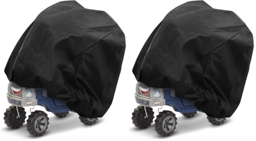 Image of Waterproof Cover for Cozy Coupe Truck Ride-On Car, Toddler Car Push and Buggy Cover Outdoor Sun, Dust, Snow Protection (Only Use for Cozy Coupe) (Pack of 2)