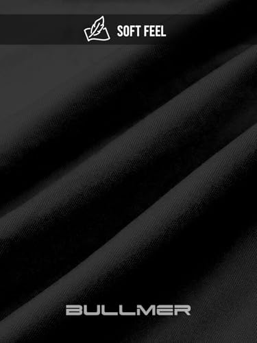 BULLMER Peach Trendy Front Printed oversized Round Neck T-shirt for men