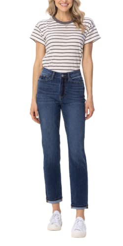 Judy Blue Cool Denim Sustainable Cuffed Boyfriend2