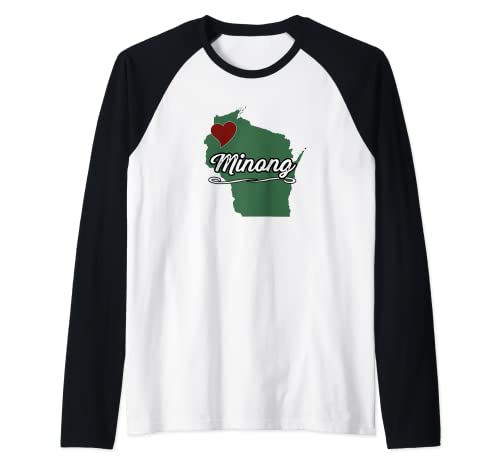 Minong - Wisconsin | Stadt - City Souvenir WI US - Raglan