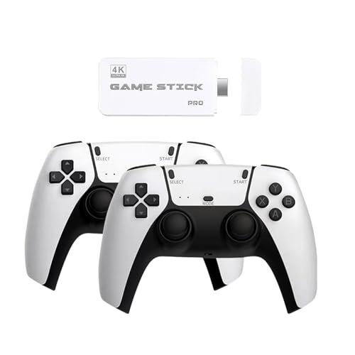 ASTEKID Retro Konsole HDMI für TV, 2025 Upgrade Spielkonsole mit 2 Wireless Controllern, Plug & Play Game Stick, 20000+ Retro Spielen, Mini TV Konsole, Geschenk für Familie und Freunde (C3)