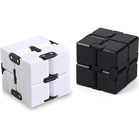 2PCS Fidget Magic Blocks Infinity Cube Puzzle Flip Cube Ball Ansiedad para aliviar el estrés Cover