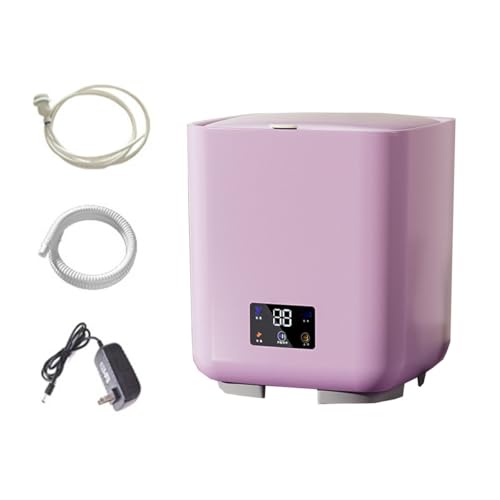 Mini Portable Washing Machine 11X11X12in Space Saver 2 In 1 Camping Washers For Home, Dorm, Apartment, RV, Travel, Outdoor Use Convenience And Efficiency(Purple)