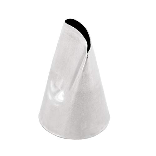 Pastry Tube, Stainless Steel, Large Rose Design 122-1