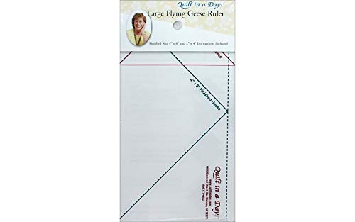 Crafters Workshop Flying Geese Ruler, Clear