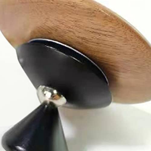 Espejo para café espresso orientable con soporte de madera para cafetera 4
