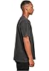 Build Your Brand Mens Acid Washed Heavy Oversized Tee T-Shirt, Black, XL UK #1