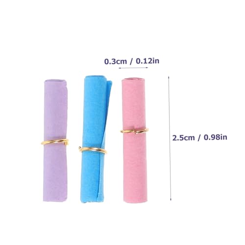 Miniatura 8 de Sewoart Pergaminos De Papel Para Escribir Deseos 100 Pcs, Mini Papel Decorado Multicolor, Para Manualidades Y Decoración, Adecuado Para Botellas Deseos, Obsequio Artesanal, Uso Diario, Navidad