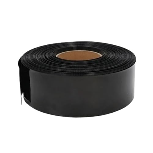 Tubo termorretráctil de PVC contra cortocircuitos en packs de baterías 18650 negras