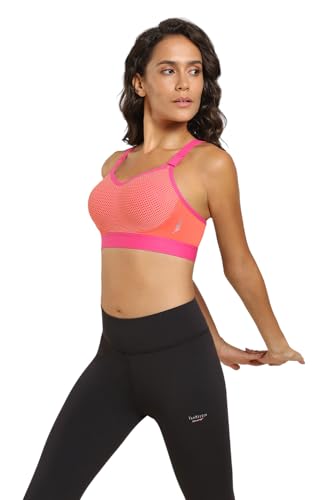 Image of Van Heusen Women Nylon Blend Wireless Non Padded High Impact Sports Bra -Anti Bacterial, Moisture Wicking