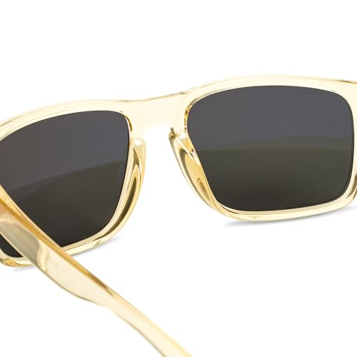 Image of Bnus italy made classic sunglasses corning real glass lens w. polarized option