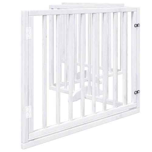 Clôture de sécurité en bois de peuplier blanc pour chien exigeant et design
