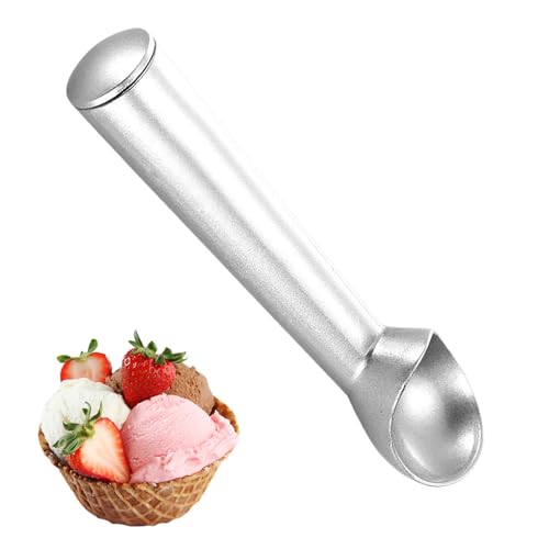 Aluminum Ice Cream Scoop,Icecream Scooper for Hard Ice Cream, Gelato, Ergonomic Handle, Durable Kitchen Tool for Easy Scooping