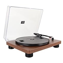 Tourne-Disque Vinyle, Son Clair Haut-Parleur Intégré Sortie RCA Platine Vinyle Stéréo Phonographe 100-240V avec Housse Anti-Poussière pour La Maison (Prise UE) - Les Beatles, Paul McCartney, John Lennon, RIngo Starr, George Harrison