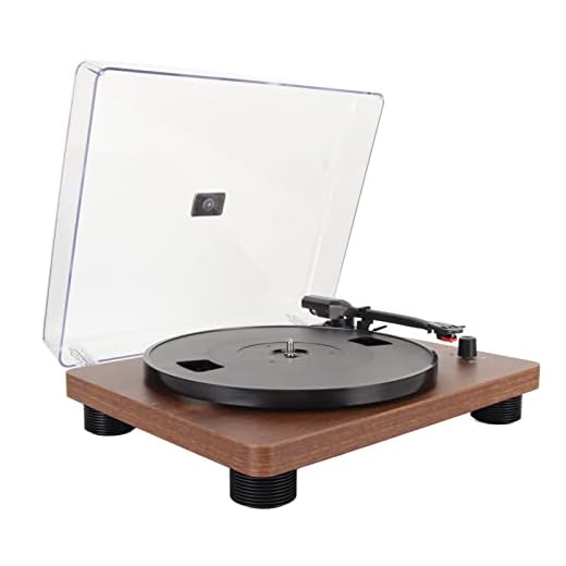 Leitor de Vinil Bluetooth5.0, Toca-discos de Vinil Com Alto-falantes Embutidos e 3 Velocidades para 3 Tamanhos, Toca-discos Retro Portátil (plugue americano)