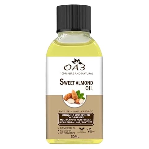 100% Pure Organic Sweet Almond Oil Cover