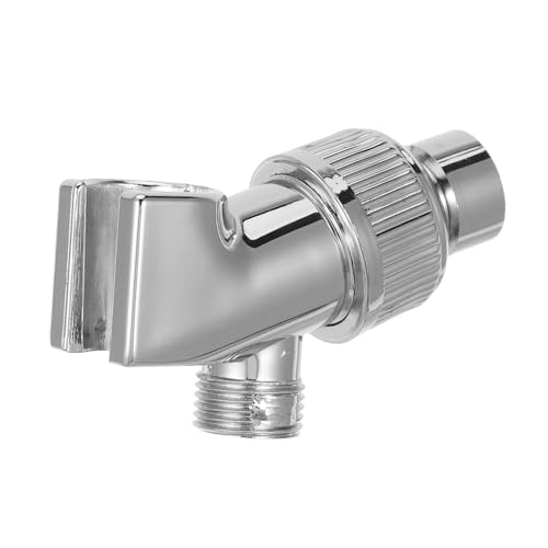 HOMSFOU Soporte De Ducha Extraíble Con Ángulo Ajustable Soporte De Cabezal De Ducha Compatible Instalación Baños