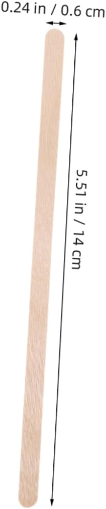 500pcs Wooden Drink Sticks Coffee Stir Sticks for Cocktails Hot and Tea and Reusable Beverage Mixers for Home and Use