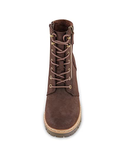 CUSHIONAIRE Women's Ramsey Lace up boot +Memory Foam, Wide Widths Available3
