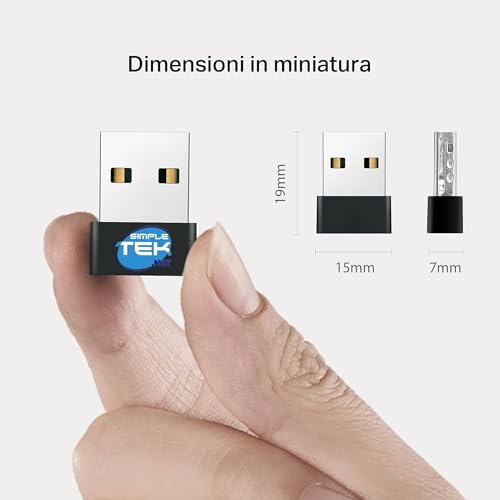 Clé USB Wi-Fi 6 AX300 Mini SIMPLETEK pour PC Windows - 4