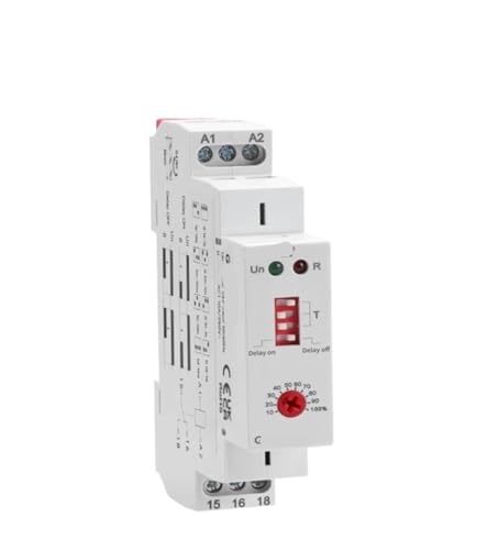 Relé temporizador GRT8-EC doble función para evitar sobrecalentamiento en motores eléctricos