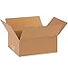 Partners Brand 862 Brown 2-Inch x 8-Inch Flat Corrugated Boxes, 25/Bundle