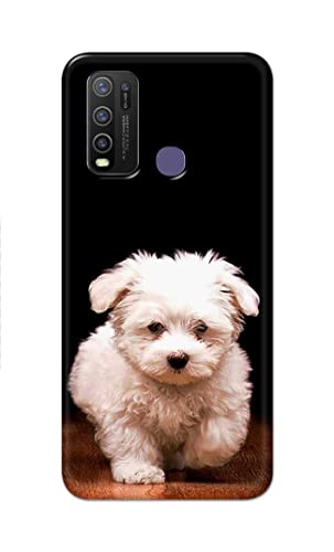 Image of PRINTFIDAA� Printed Hard Back Cover Case for Vivo Y50 Back Cover (Puppy Dog) -2808